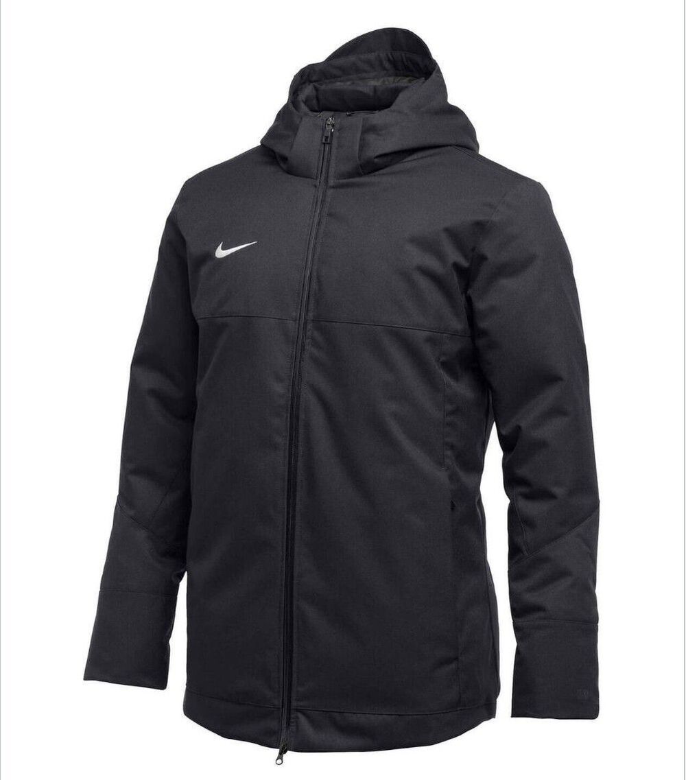 Nike Duck Down Team Football Parka Jacket Storm Fit 550 Grey DJ6526-060 Men's L